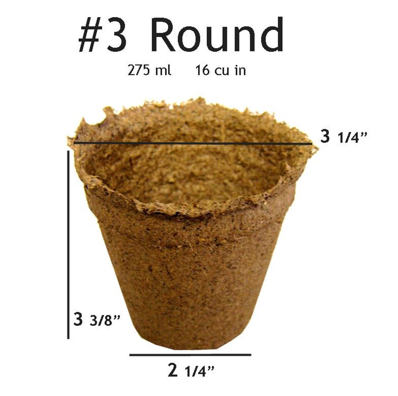 CowPot #3 Round Plantable Pot