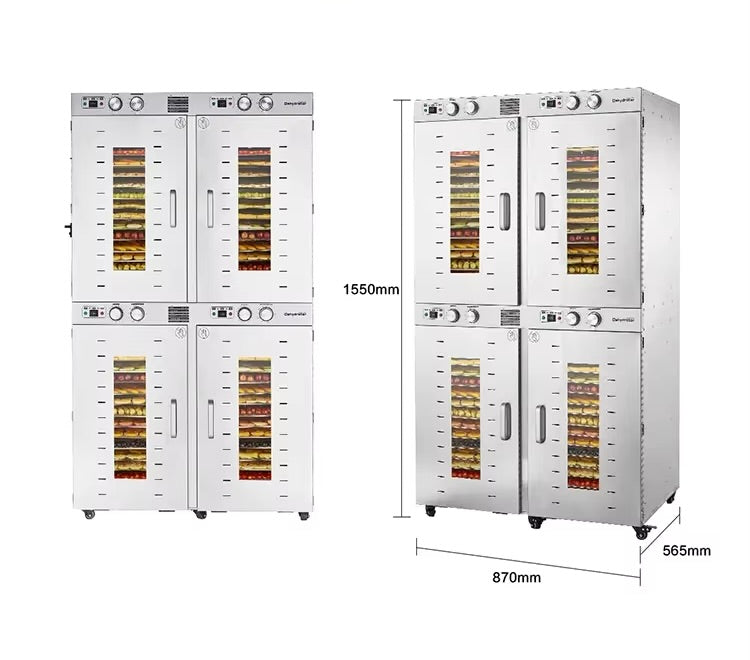 Heavybao Commercial Industrial Four Door Food Dehydrator Fruit, Vegetable, Medicinal Plant, Culinary Fine Herb, Tea, Meat, Grains, Beans Drying Equipment