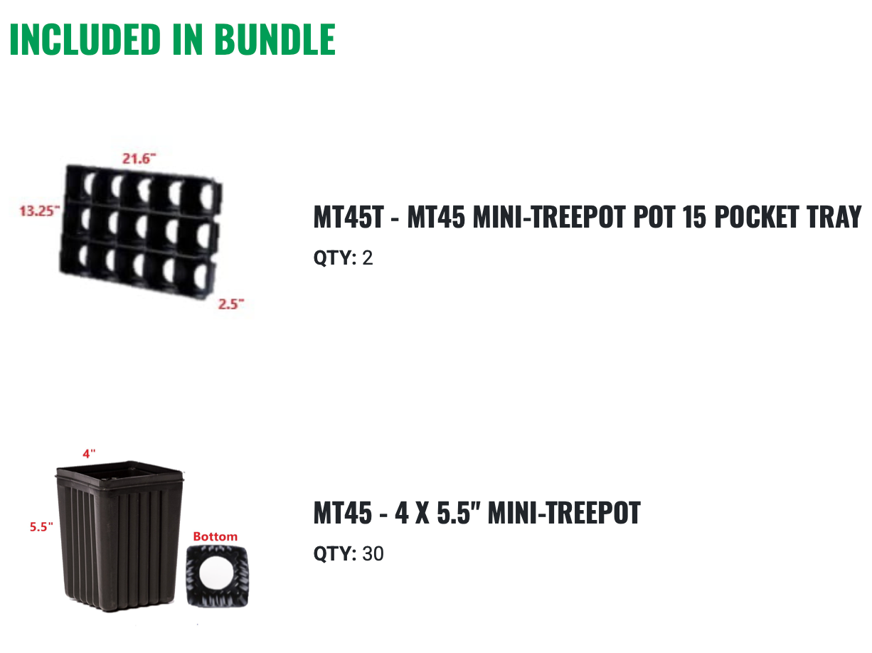 Mini Treepots™ Kits