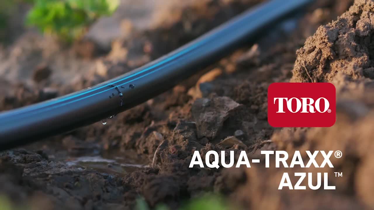 Toro Aqua-Traxx Azul irrigation system in a garden setting