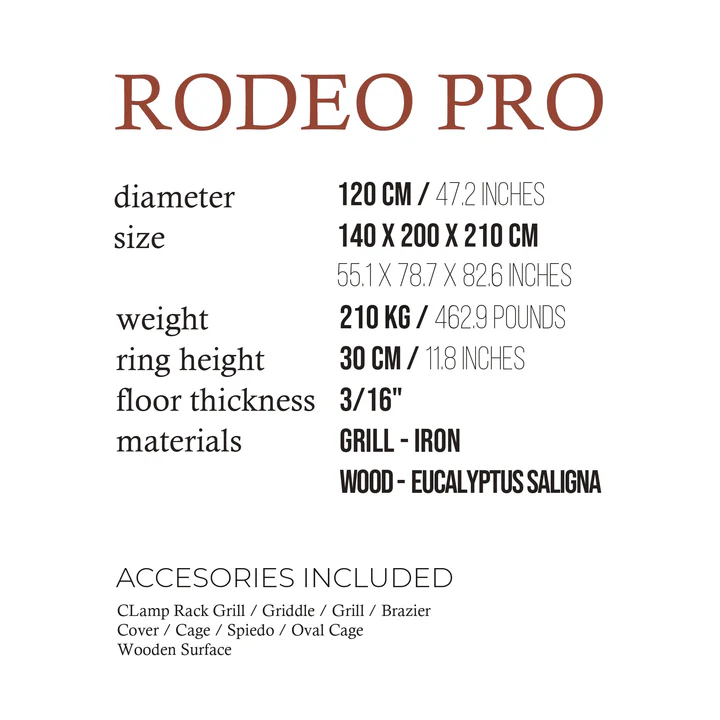Rodeo Pro Cookout Grill