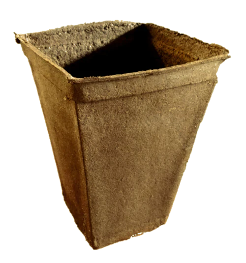 CowPot #11 Tall Square Plantable Pot – EVERGREEN
