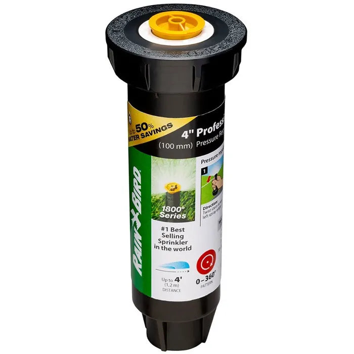 RainBird Adjustable Pattern with Pressure Regulator 30 PSI Pop Up Sprinkler