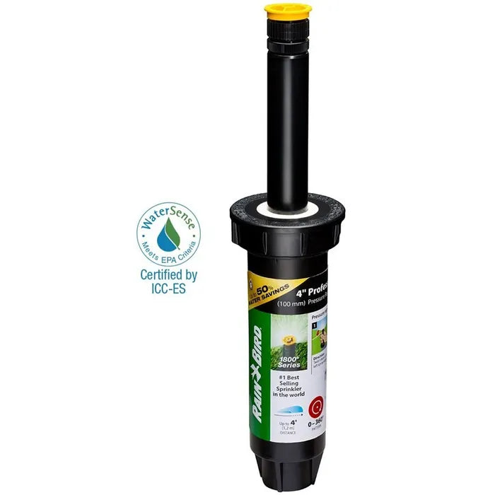 RainBird Adjustable Pattern with Pressure Regulator 30 PSI Pop Up Sprinkler