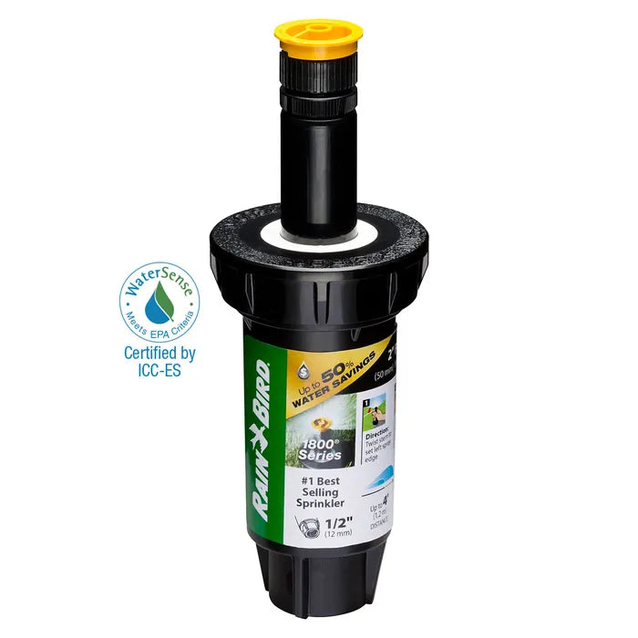 RainBird Adjustable Pattern with Pressure Regulator 30 PSI Pop Up Sprinkler