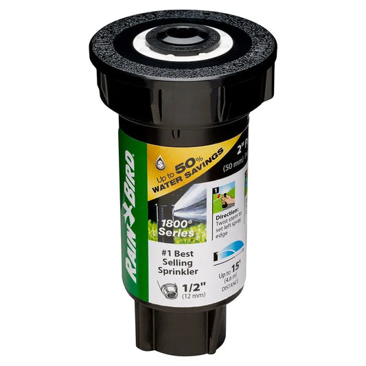 RainBird 15 Feet Range Dual Spray Heads with Pressure Regulator