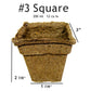 CowPot #3 Square Plantable Pot