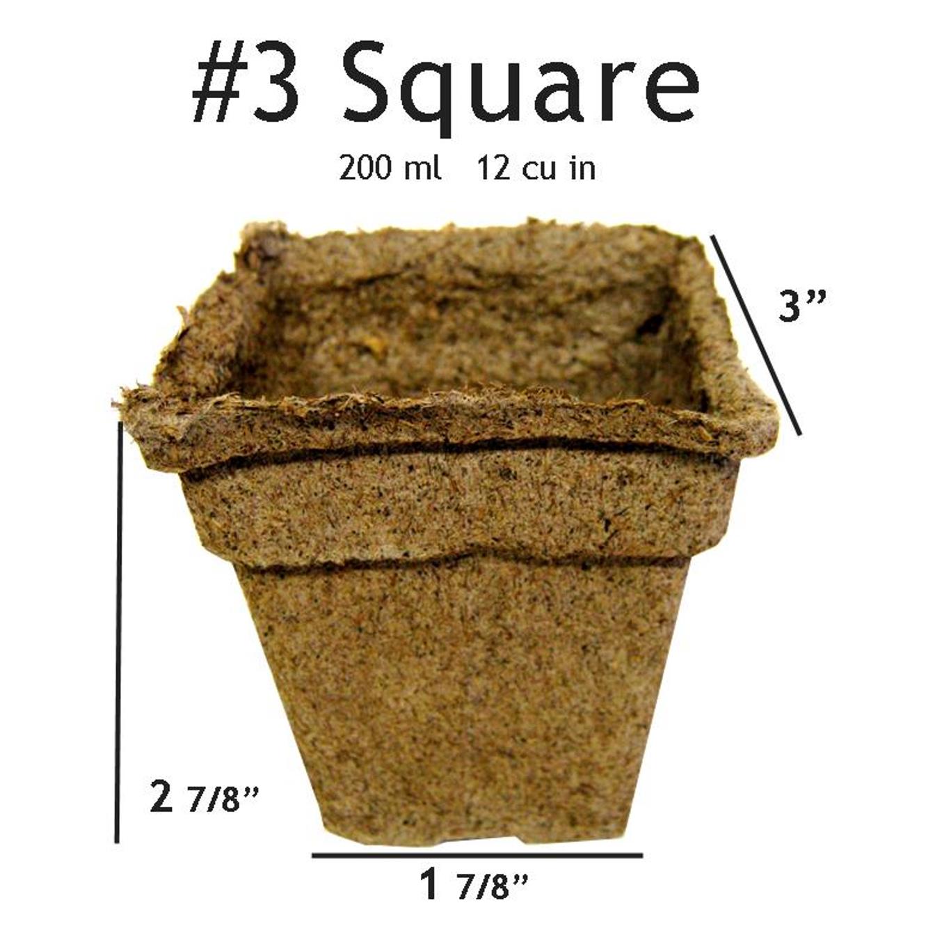 CowPot #3 Square Plantable Pot