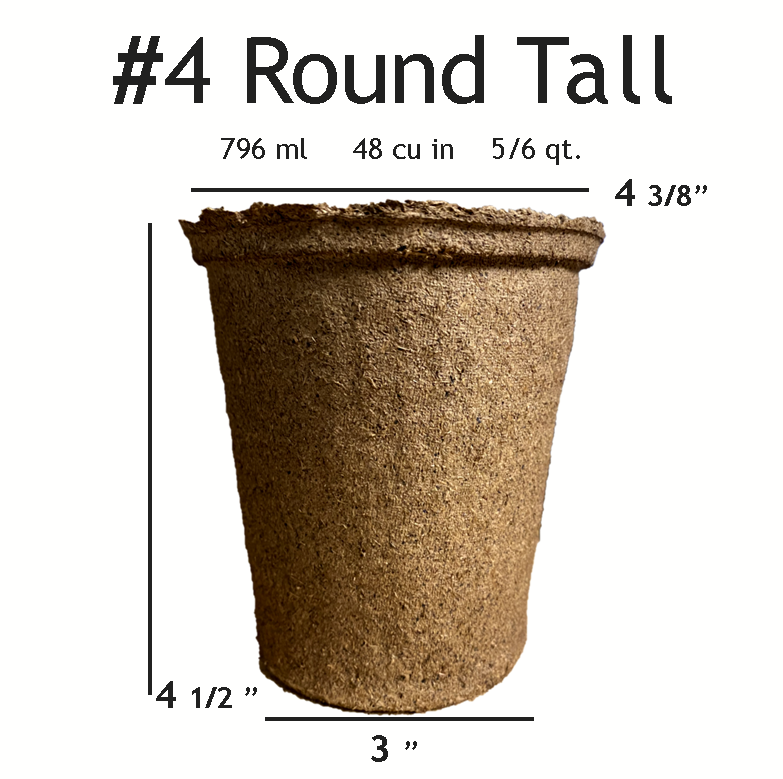 CowPot #4 Tall Round Plantable Pot