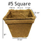 CowPot #5 Square Plantable Pot