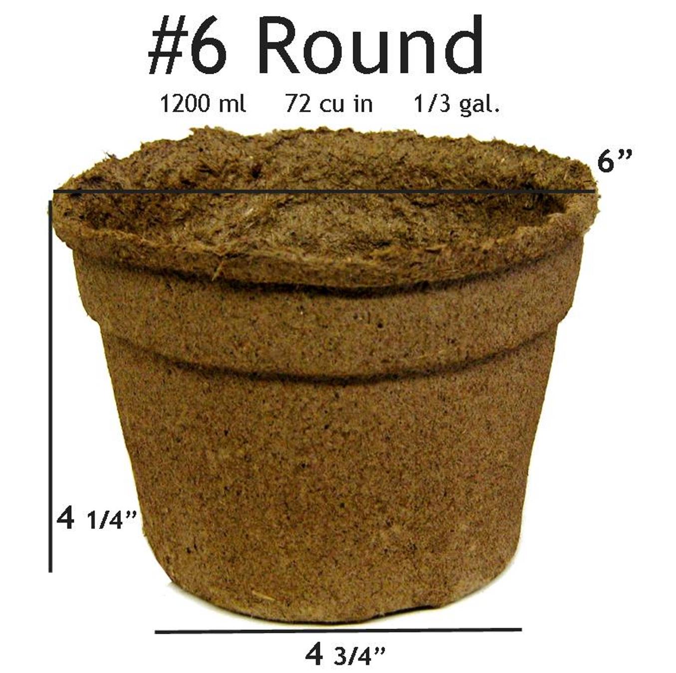 CowPot #6 Round Plantable Pot