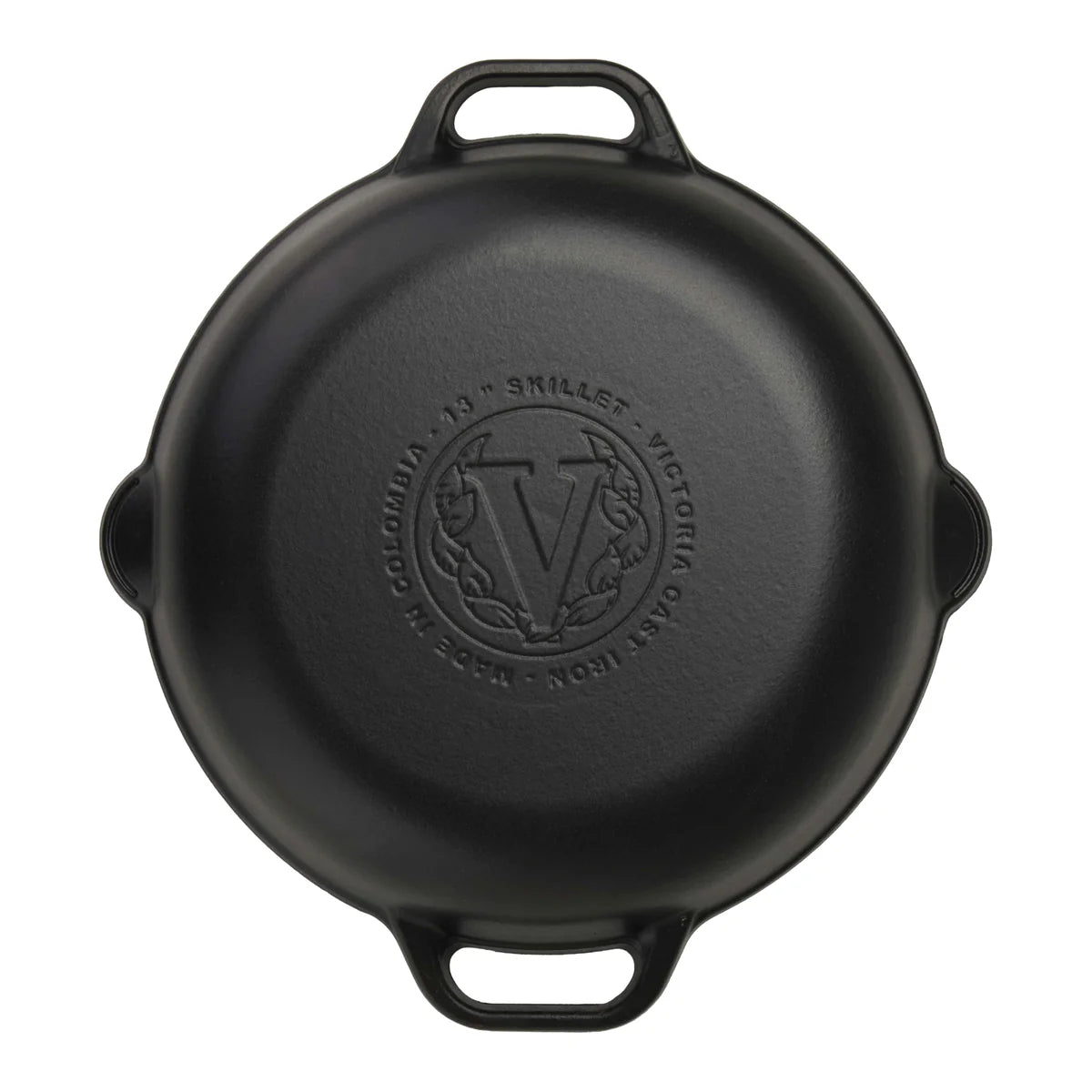 Victoria 13'' Cast Iron Skillet with Loop Handles Barbecue grill online shopping