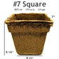 CowPot #7 Square Plantable Pot