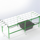 Cropking 48 Plants Continuous Flow NFT Hydroponic System Hardware and Pump