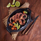 Victoria 11.5'' Cast Iron Oval Sizzle Pan and Serving Plate Barbecue grill online shopping