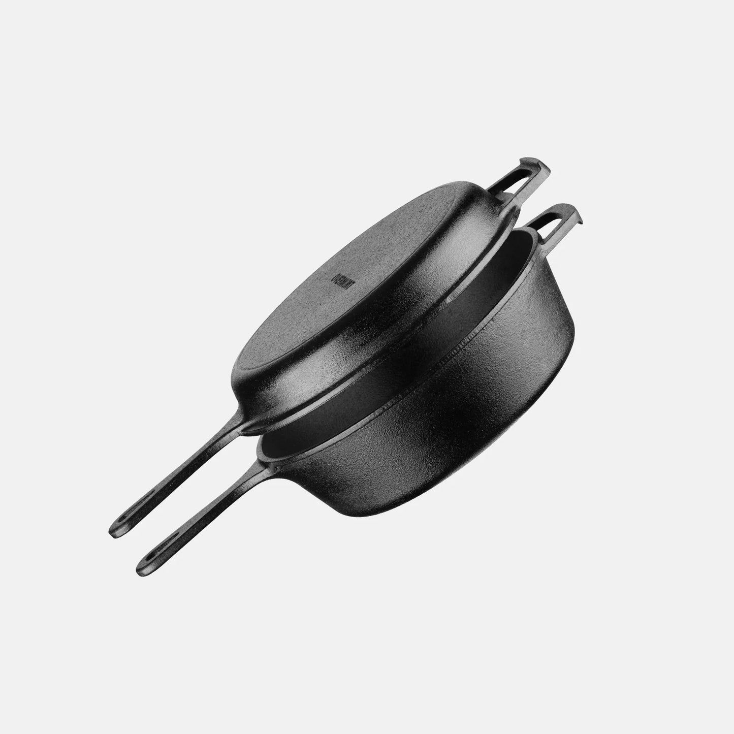 Overmont Cast Iron 3.2 qt. Combo Cooker Barbecue grill online shopping