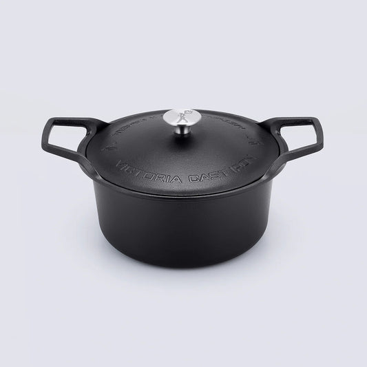Victoria Signature Classic Cast Iron 6 qt. Dutch Oven with Lid Barbecue grill online shopping