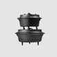 Overmont Cast Iron Camp Dutch Oven Barbecue grill online shopping
