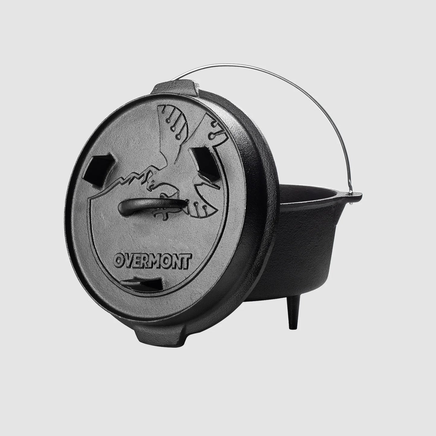 Overmont Cast Iron Camp Dutch Oven Barbecue grill online shopping