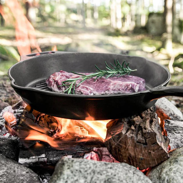 Petromax Cast Iron Grill Fire Pan with Dual Spouts Barbecue grill online shopping