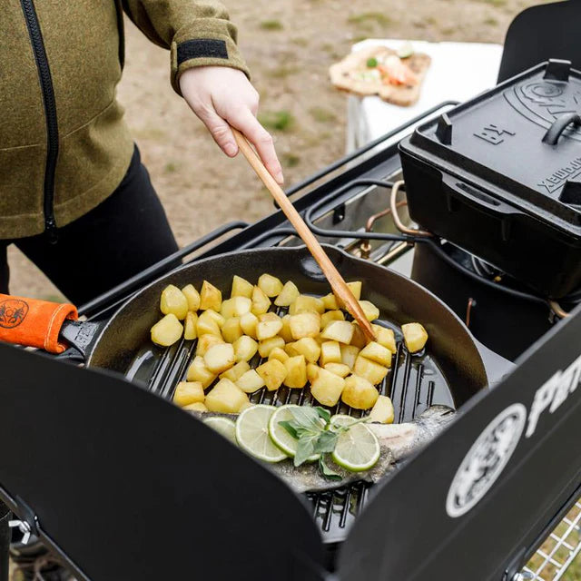 Petromax Cast Iron Grill Fire Pan with Dual Spouts Barbecue grill online shopping