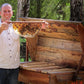 Assembled Top Bar Beehive with Metal Roof and 26 Top Bars