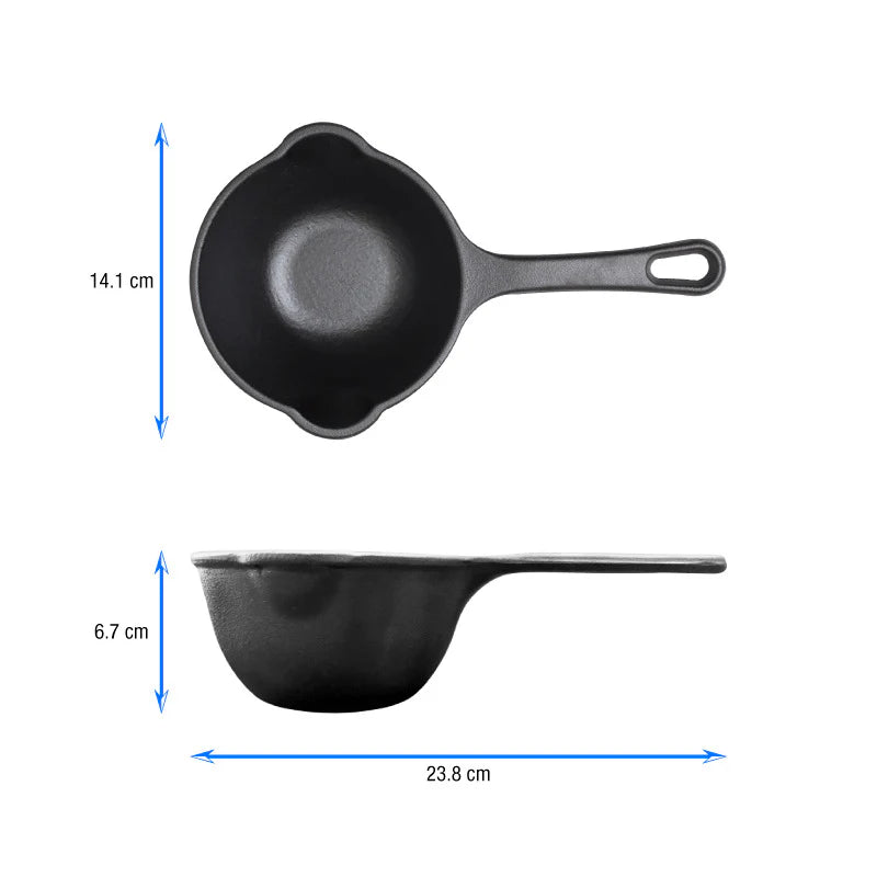 Victoria 0.5 qt. Cast Iron Small Saucepan Barbecue grill online shopping