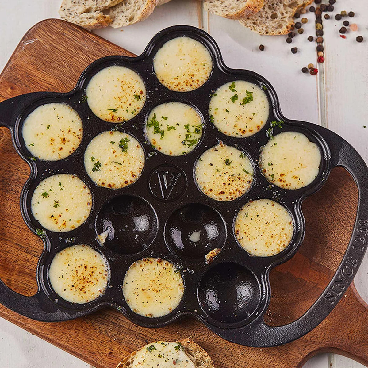 Victoria Cast Iron Poffertjes Pancake Pan Barbecue grill online shopping