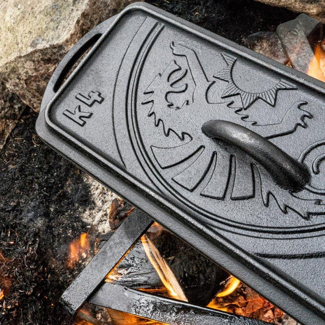 Petromax Cast Iron Loaf Pan with Lid Barbecue grill online shopping
