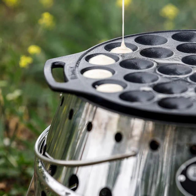 Petromax Cast Iron Poffertjes Pan Barbecue grill online shopping