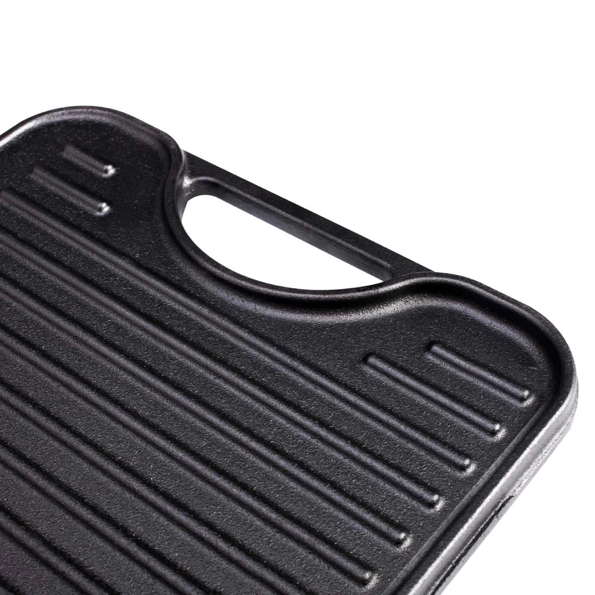 Victoria 18.5'' x 10'' Rectangular Cast Iron Reversible Griddle Barbecue grill online shopping