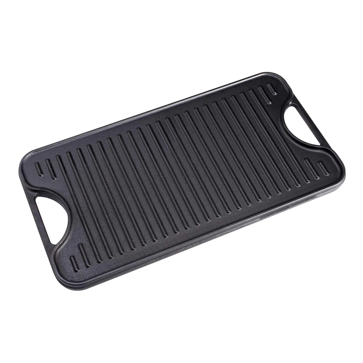 Victoria 18.5'' x 10'' Rectangular Cast Iron Reversible Griddle Barbecue grill online shopping