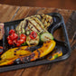 Victoria 18.5'' x 10'' Rectangular Cast Iron Reversible Griddle Barbecue grill online shopping