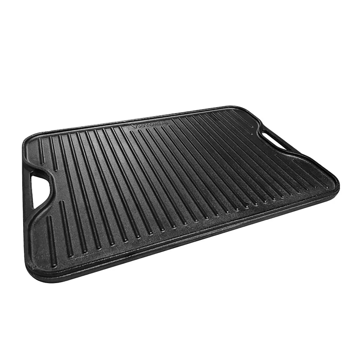 Victoria 20'' x 14'' Extra Large Rectangular Cast Iron Reversible Griddle Barbecue grill online shopping