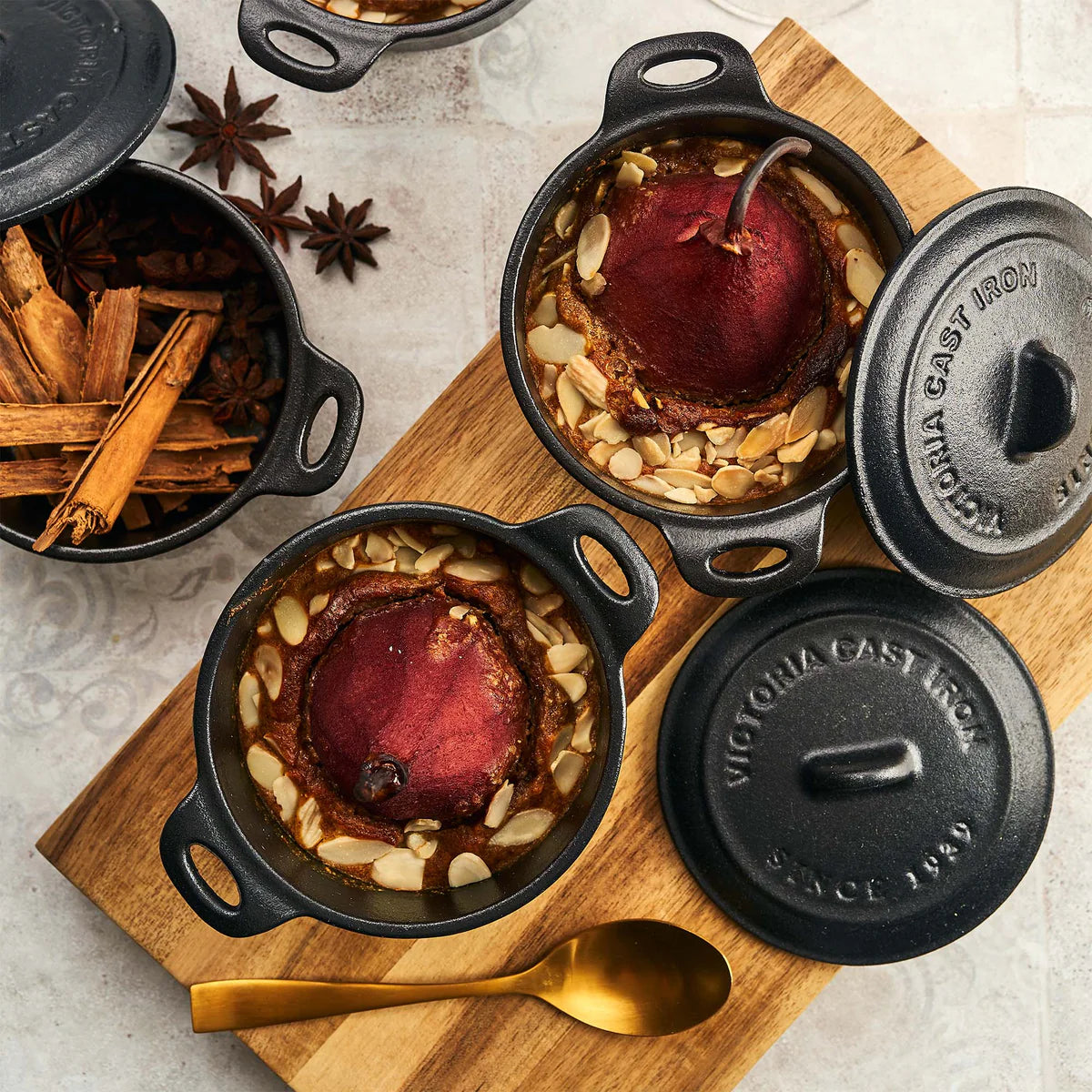 Victoria Cast Iron Mini Cocotte Barbecue grill online shopping