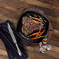 Victoria 10'' Cast Iron Square Grill Pan with Double Loop Handles Barbecue grill online shopping