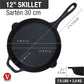 Victoria 12'' Cast Iron Skillet Barbecue grill online shopping