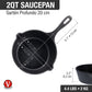 Victoria 2 qt. Cast Iron Saucepan Barbecue grill online shopping