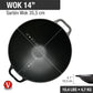 Victoria 14'' Cast Iron Wok Barbecue grill online shopping