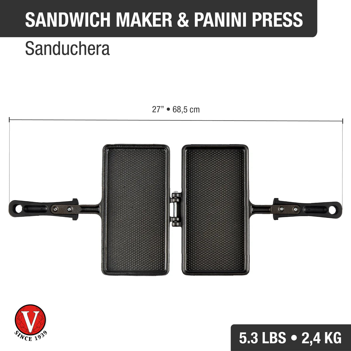 Victoria Cast Iron Sandwich Maker and Panini Press Barbecue grill online shopping