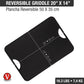 Victoria 20'' x 14'' Extra Large Rectangular Cast Iron Reversible Griddle Barbecue grill online shopping