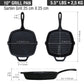 Victoria 10'' Cast Iron Square Grill Pan Barbecue grill online shopping
