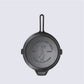 Victoria Signature Classic Cast Iron 10'' Skillet + Leather Handle Barbecue grill online shopping