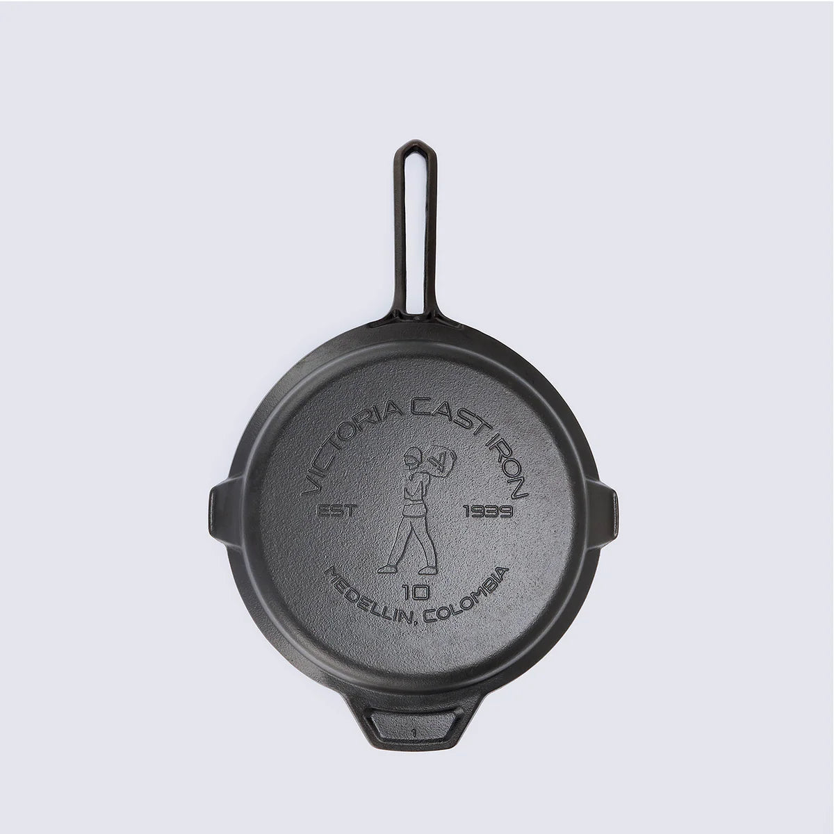 Victoria Signature Classic Cast Iron 10'' Skillet + Leather Handle Barbecue grill online shopping
