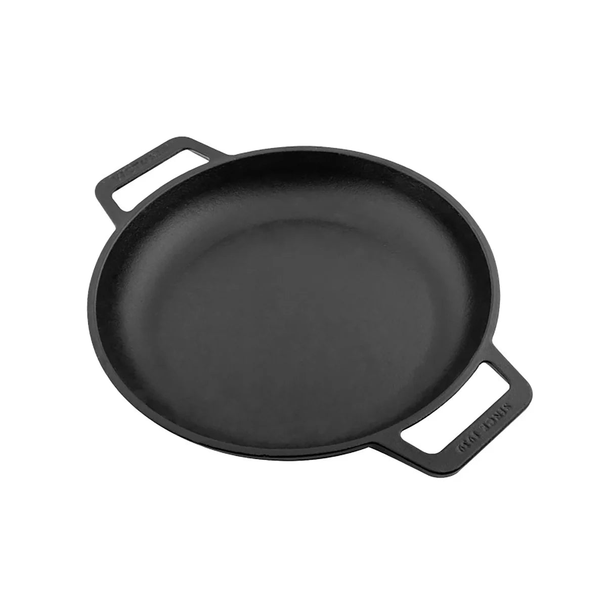 Victoria 10'' Cast Iron Round Skillet with Double Loop Handles Barbecue grill online shopping