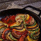 Victoria 10'' Cast Iron Round Skillet with Double Loop Handles Barbecue grill online shopping
