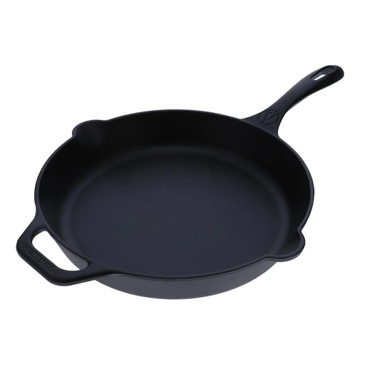 Victoria 12'' Cast Iron Skillet Barbecue grill online shopping