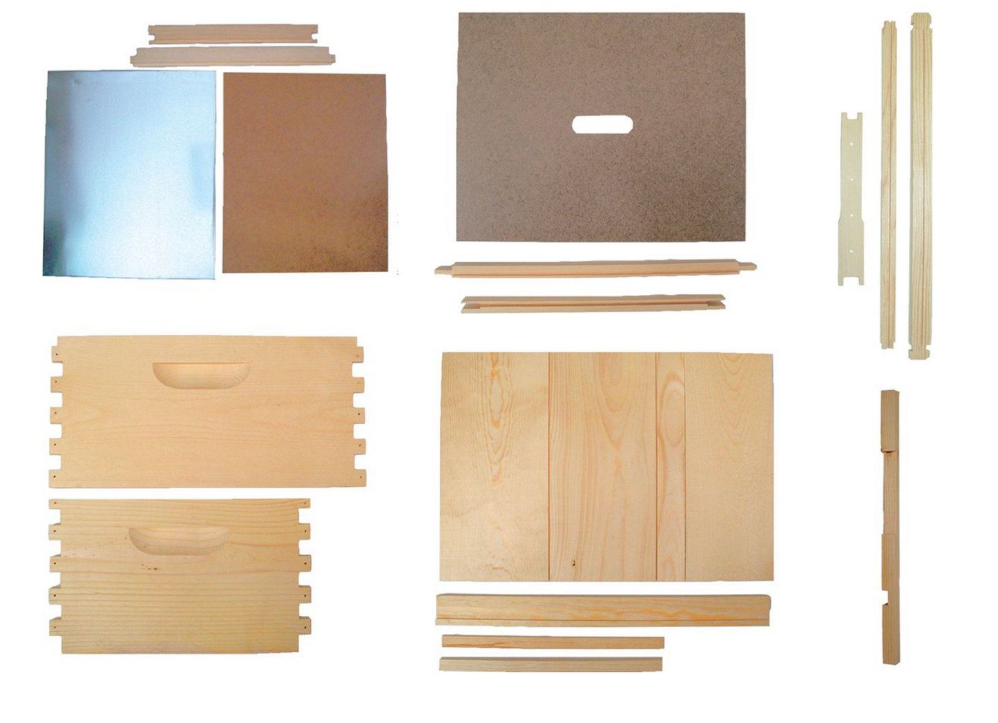 10 Frame Langstroth Beehive Unassembled Deep Super