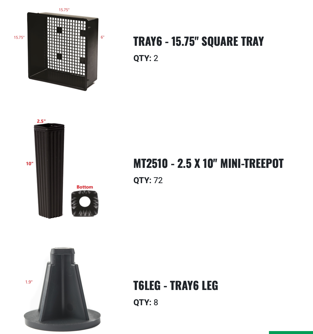 Mini Treepots™ Kits