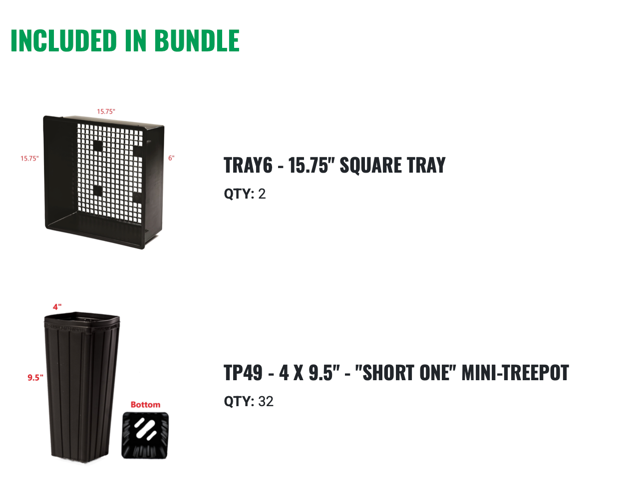 Mini Treepots™ Kits